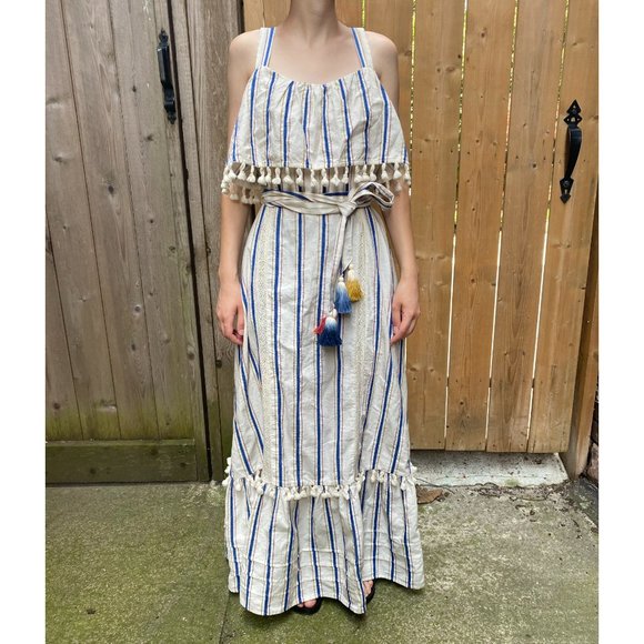 Trovata Striped Dress with Tassles, size XS - Picture 8 of 10